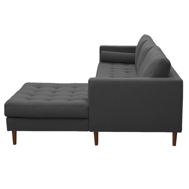Nolan L-Shaped Sofa - Carbon (Fabric) - 3