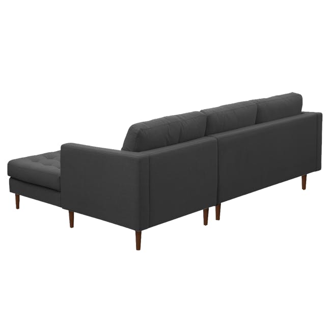 Nolan L-Shaped Sofa - Carbon (Fabric) - 2