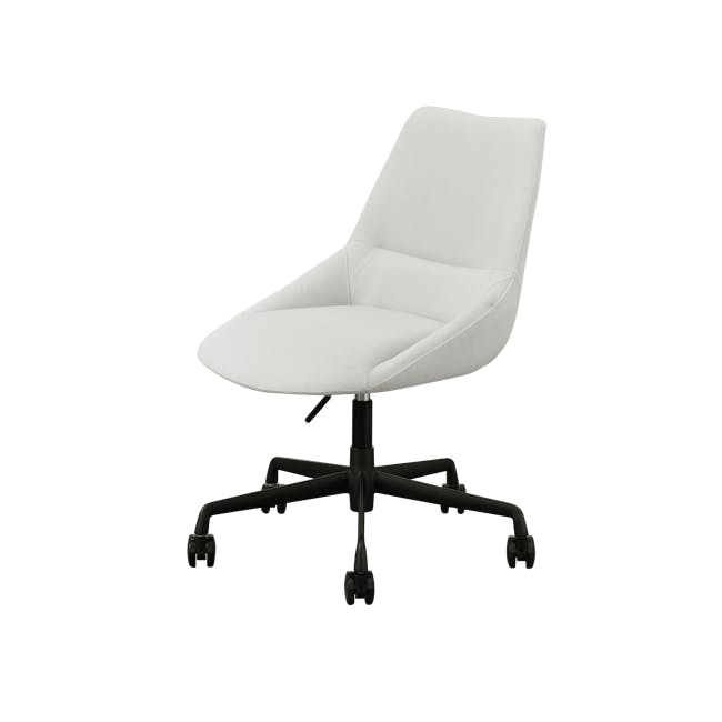 Maddy Mid Back Office Chair - Snow - 1
