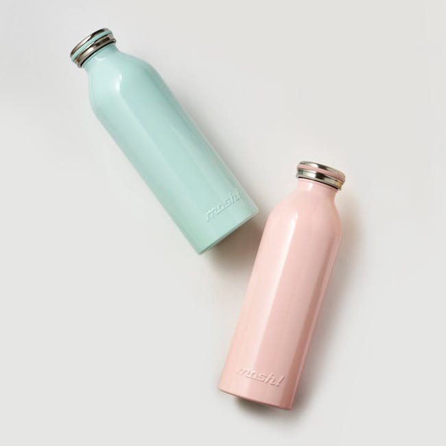 MOSH! Double-walled Stainless Steel Bottle 700ml - Turquoise - 3