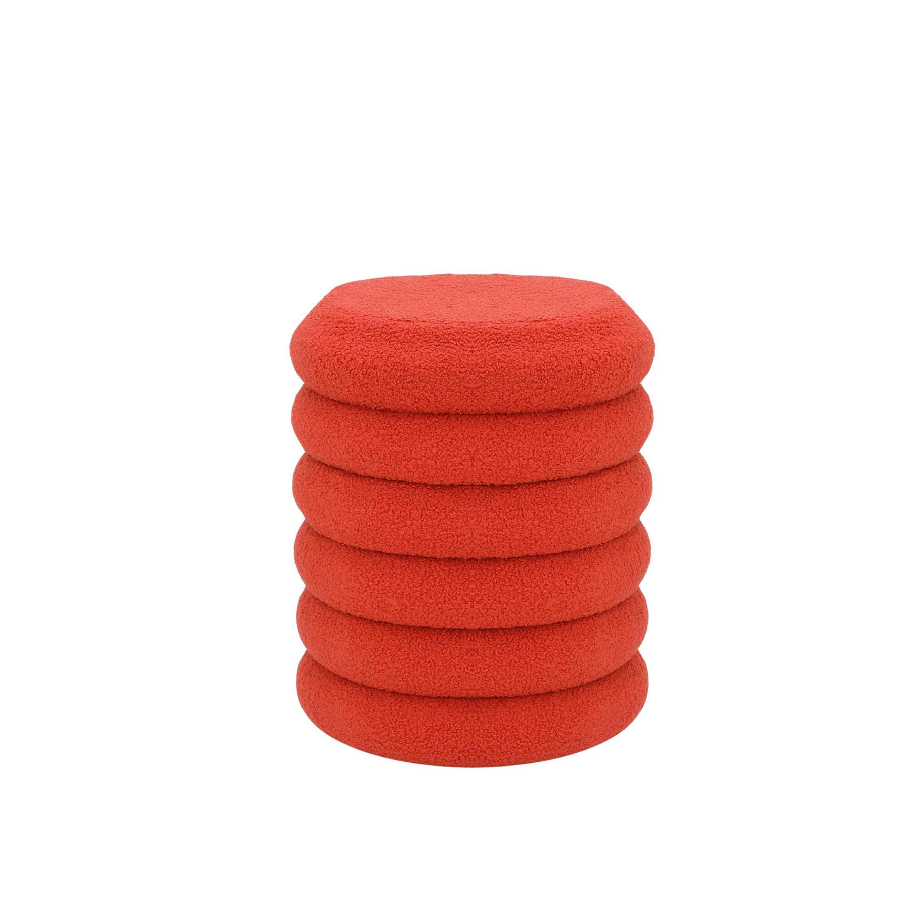 Dolly Storage Stool - Red