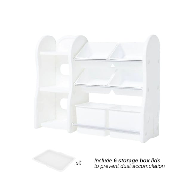IFAM Design Storage Rack & Bookshelf - White - 0