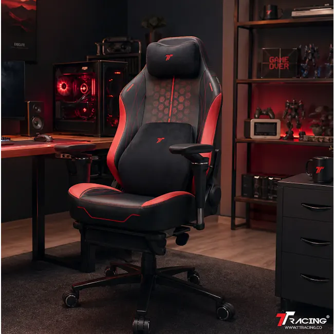 TTRacing Maxx Pro Gaming Chair - Crimson - 2