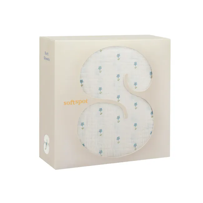 Soft Spot Soft Crib Sheet - Periwinkle - 1