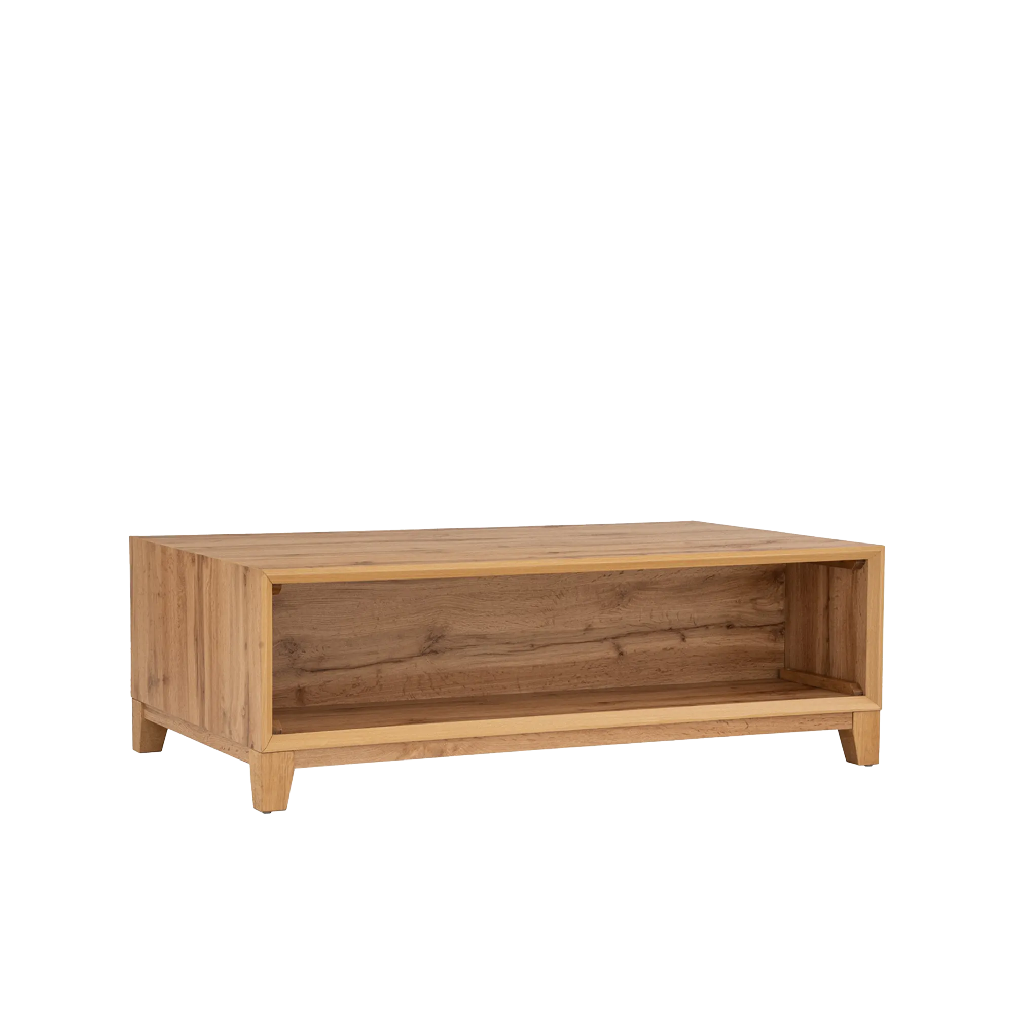 Oregon Coffee Table 1.2m - 9 - Wooden, rectangular, minimalist, modern, natural, unfinished, light wood, light brown, clean
