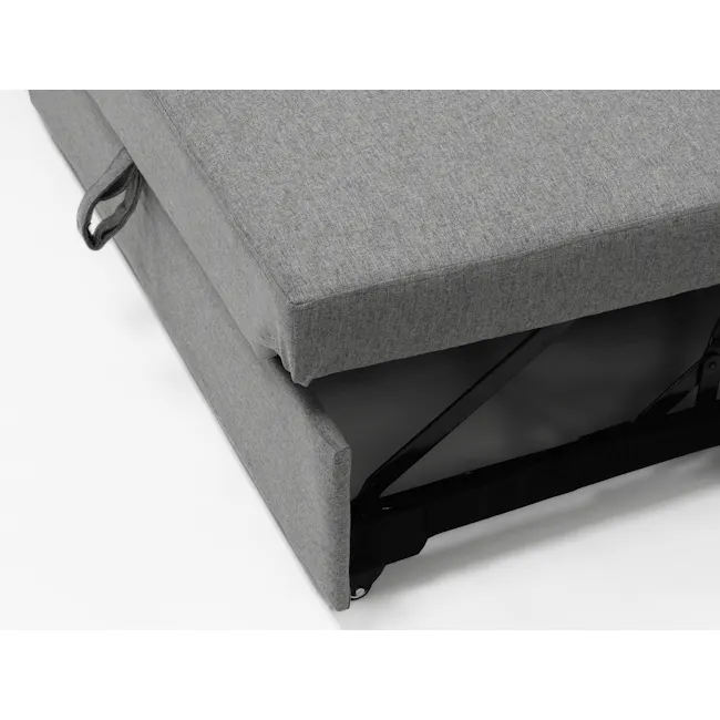 Mia L-Shaped Storage Sofa Bed - Dove Grey - 18