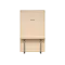 Llyod Super Single Vertical Wall Bed with Desk - Oak