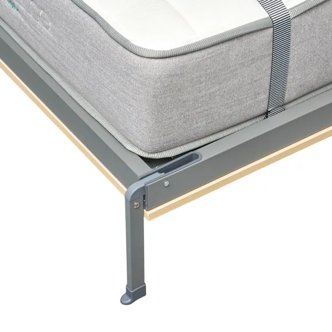 Llyod Super Single Vertical Wall Bed with Desk - Oak - 12