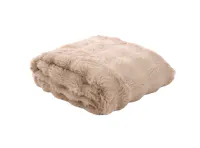 Jaclyn Luxe Plush Throw Blanket in Taupe (2 sizes)