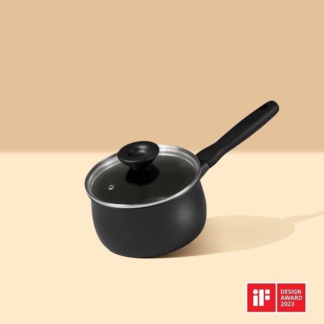 Meyer Midnight Nonstick Hard Anodized Covered Saucepan (2 Sizes) - 5