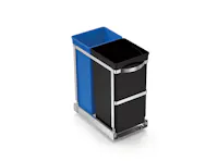 simplehuman 35L Dual Compartment Under Counter Pull-Out Can