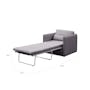 Ryden Sofa Bed - Taupe - 14