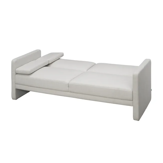 Landon 3 Seater Sofa Bed - Ivory - 9
