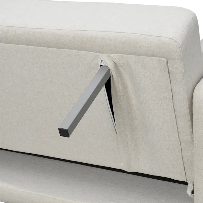 Landon 3 Seater Sofa Bed - Ivory - 13