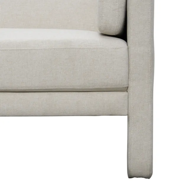 Landon 3 Seater Sofa Bed - Ivory - 14