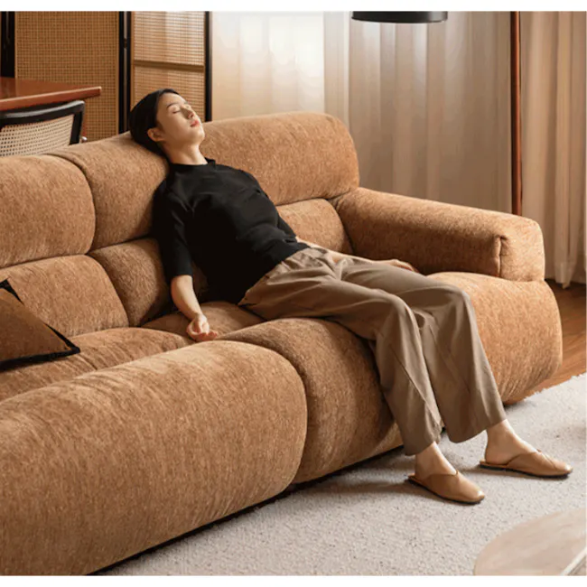 Toren 4 Seater Sofa - Camel - 2