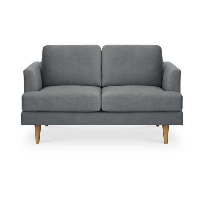 Soma 2 Seater Sofa with Soma Armchair - Dark Grey (Scratch Resistant) - 10