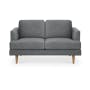 Soma 2 Seater Sofa with Soma Armchair - Dark Grey (Scratch Resistant) - 10