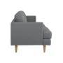 Soma 2 Seater Sofa with Soma Armchair - Dark Grey (Scratch Resistant) - 4