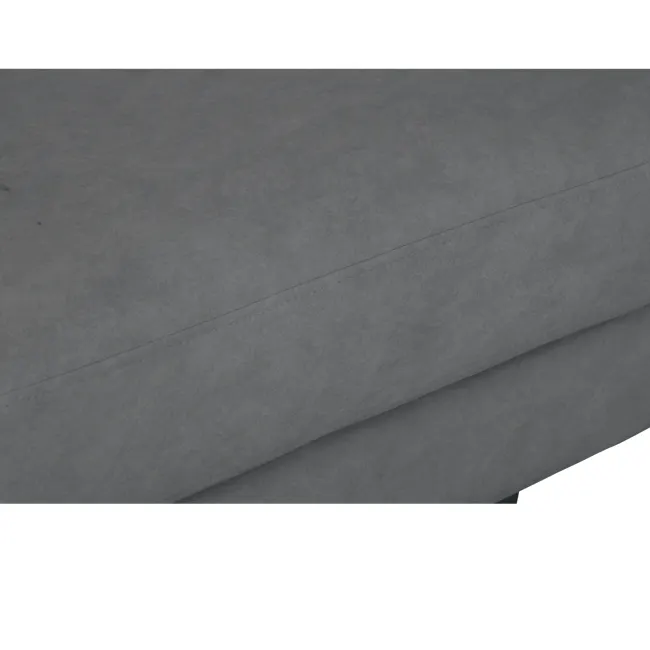 Soma 2 Seater Sofa with Soma Armchair - Dark Grey (Scratch Resistant) - 9 - Grey fabric sofa upholstery, Seamless seam on
