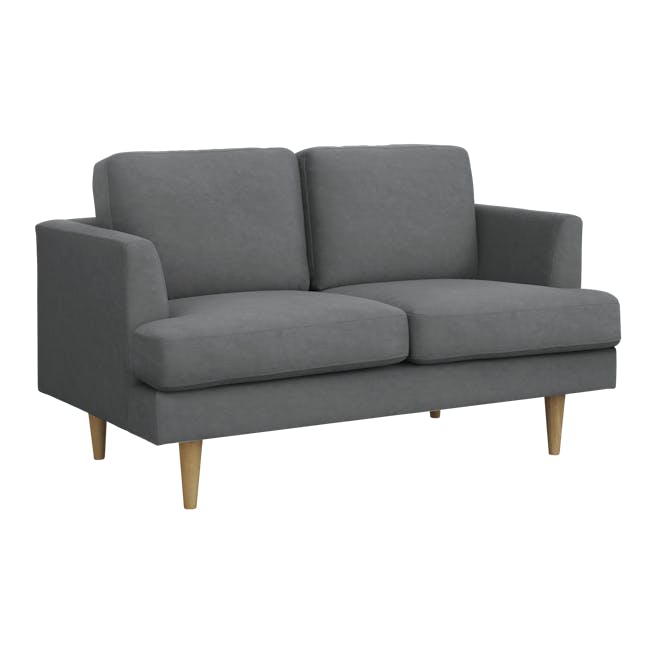 Soma 3 Seater Sofa with Soma 2 Seater Sofa - Dark Grey (Scratch Resistant) - 9