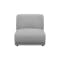 Milan 4 Seater Extended Sofa - Slate (Fabric) - 6