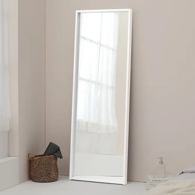 Willie Floor Standing Mirror - White (2 Sizes) - 3
