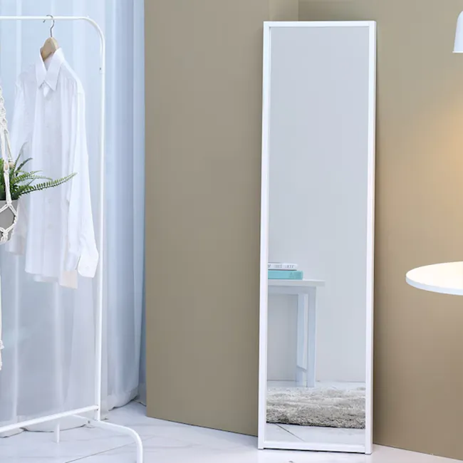 Willie Floor Standing Mirror - White (2 Sizes) - 4