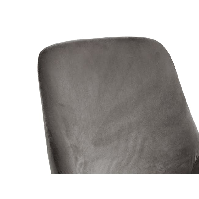 Raen Dining Chair - Warm Grey (Velvet) - 5