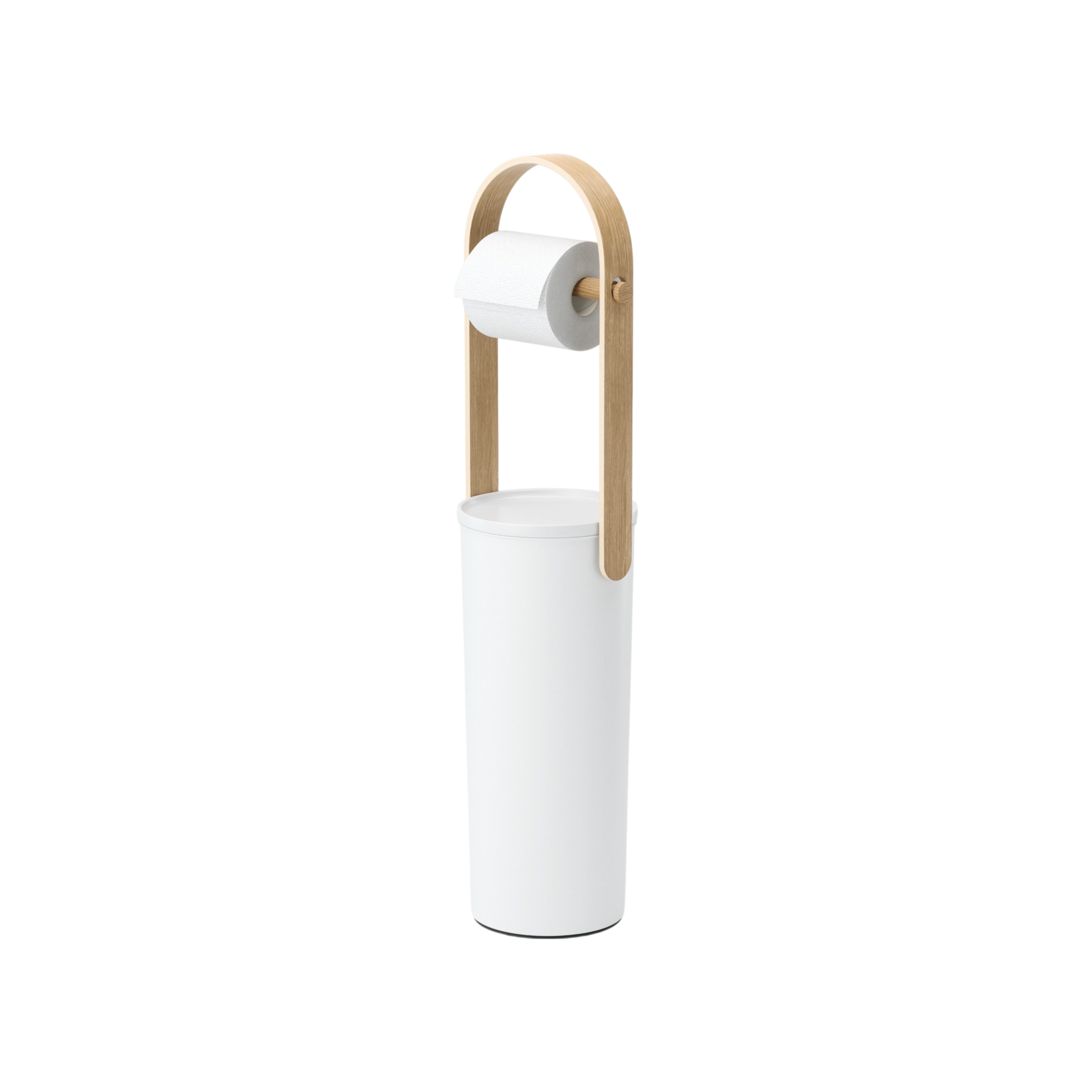 Bellwood Toilet Paper Holder - White, Natural