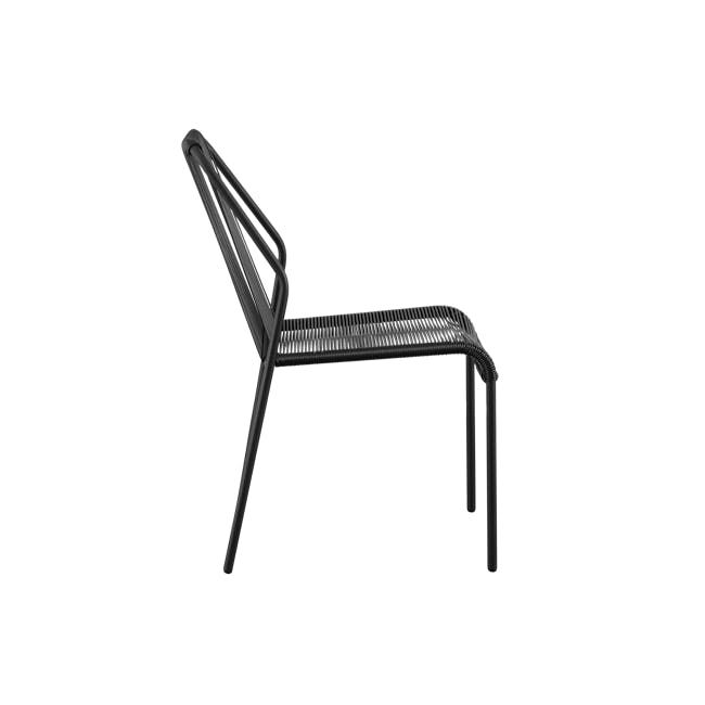 Kashton Outdoor Chair - Black - 3