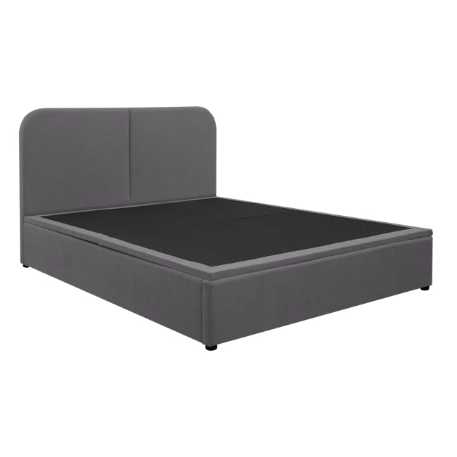 Nolan Queen Storage Bed - Hailstorm - 6