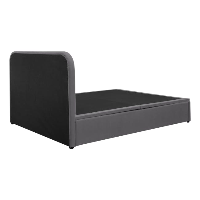 Nolan Queen Storage Bed - Hailstorm - 7