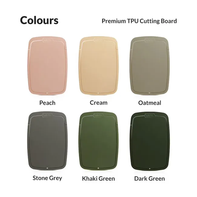 SalleMa Premium TPU Cutting Board (Peach) - 13