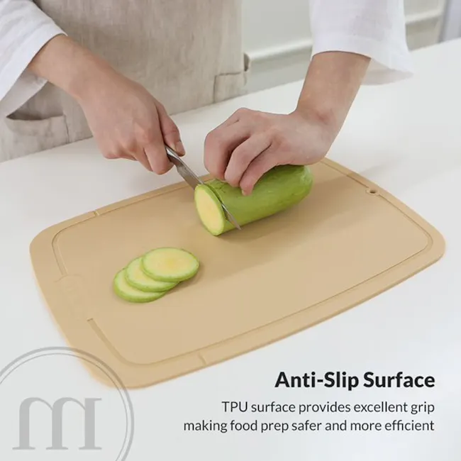 SalleMa Premium TPU Cutting Board (Peach) - 6