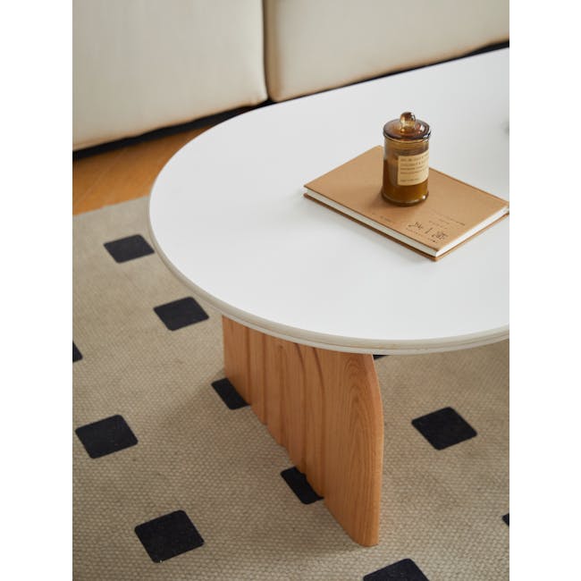 Elora Coffee Table 1.2m (Sintered Stone) - 9