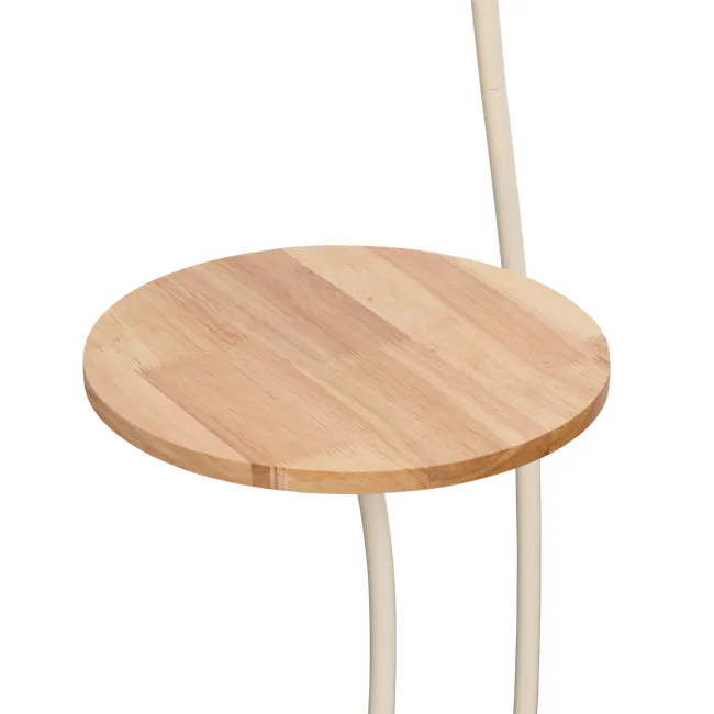 Freely Floor Lamp with Side Table - Ivory - 4