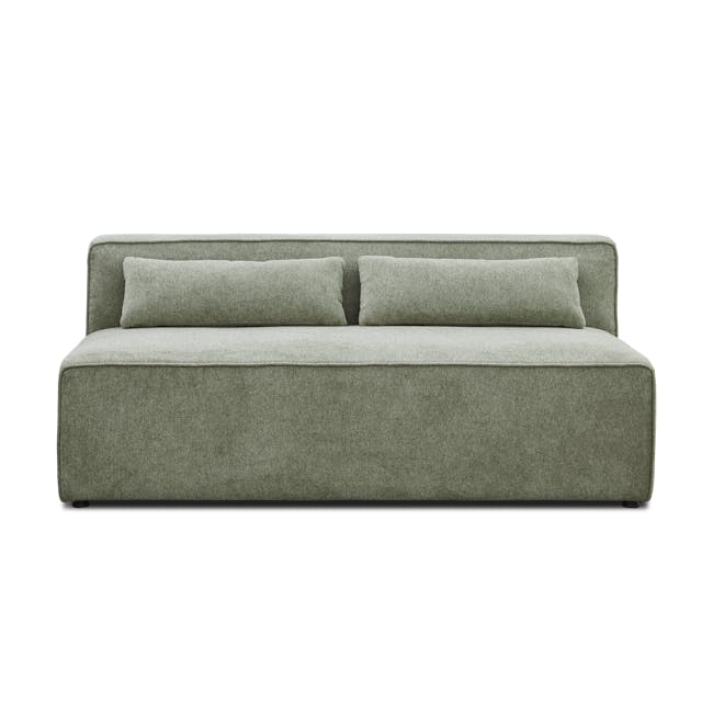 Matteo 2 Seater Sofa Unit - Moss - 0