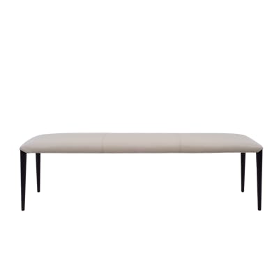 Jorge Bench 1.5m - Beige (Faux Leather) - Image 1