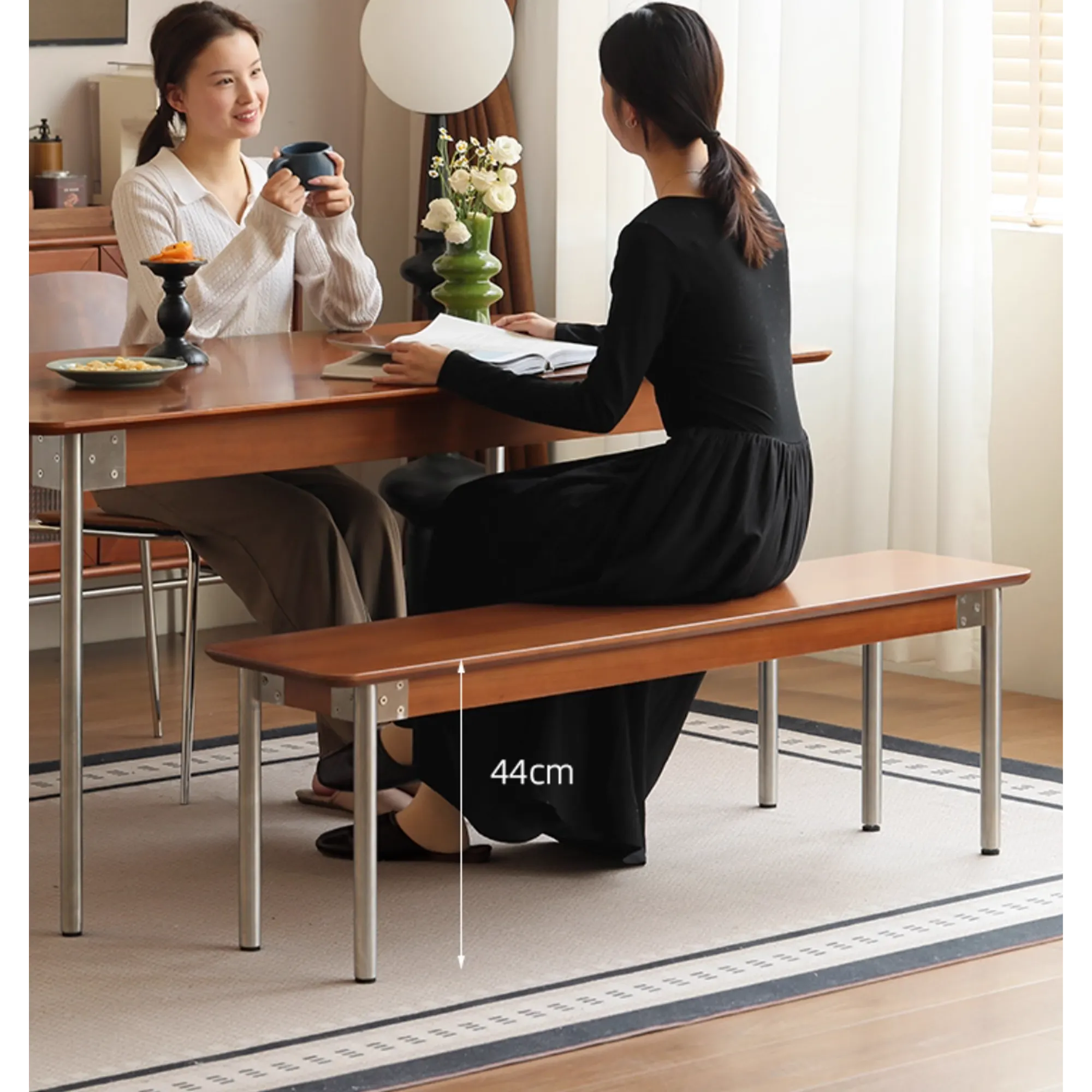 (As-is) Danis Dining Bench 1.4m - 15