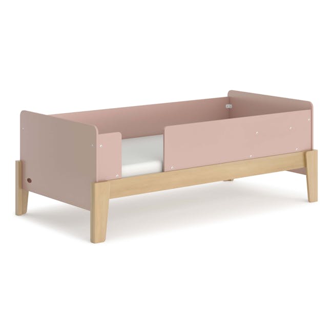 Natty Guarded Single Bed - Cherry & Almond - 2