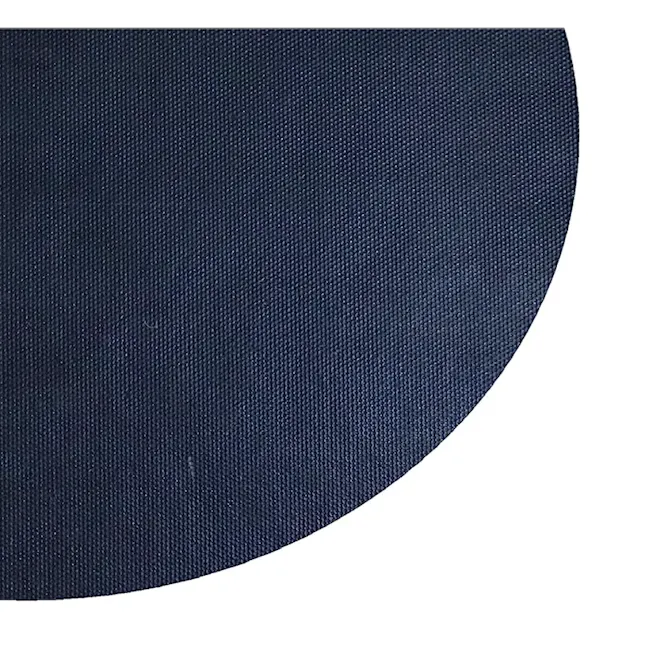 Semicircle Coir Door Mat - 3 - Dark navy blue fabric, textured weave, smooth surface, high-quality material, durable fabric