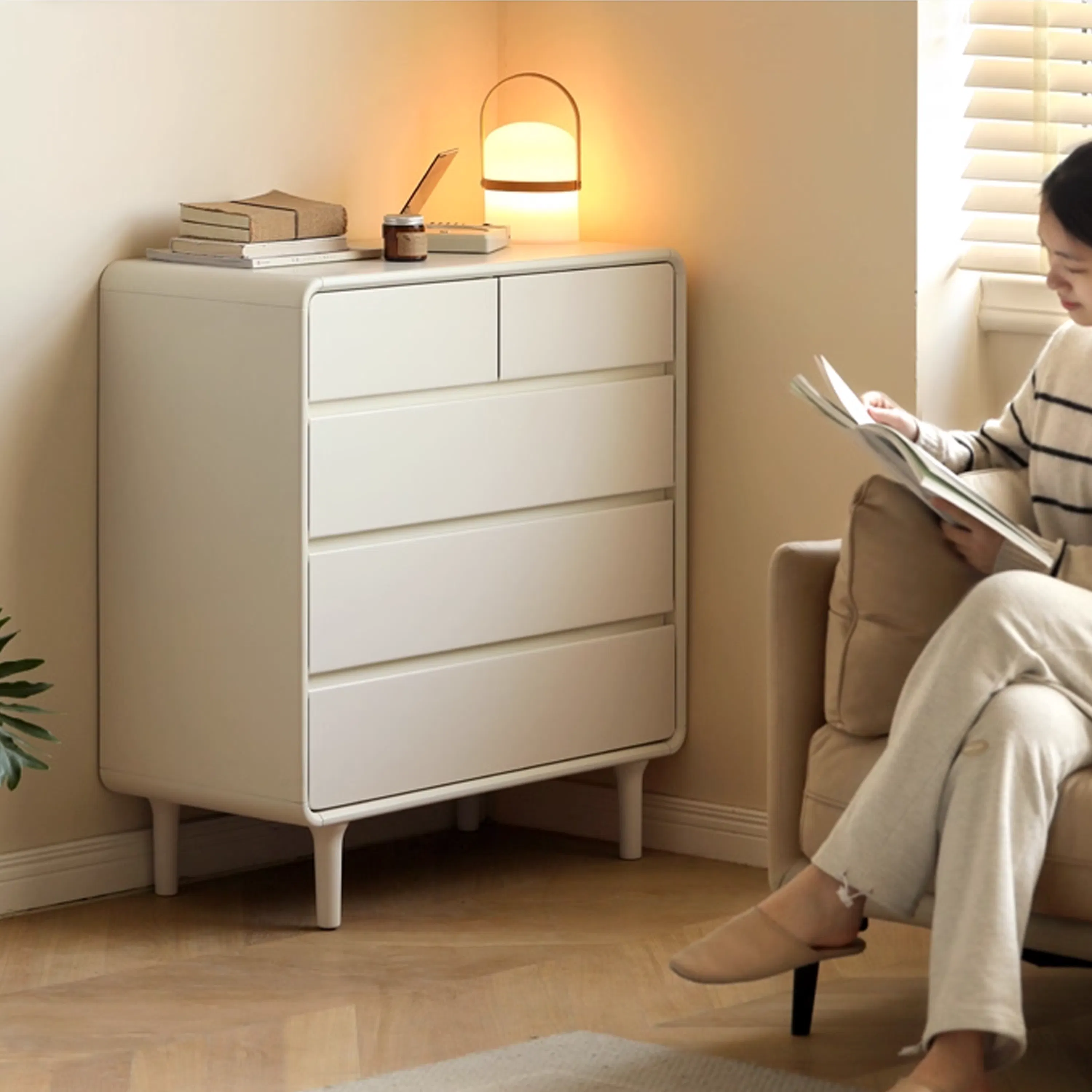 Lucy 5 Drawer Chest - 10