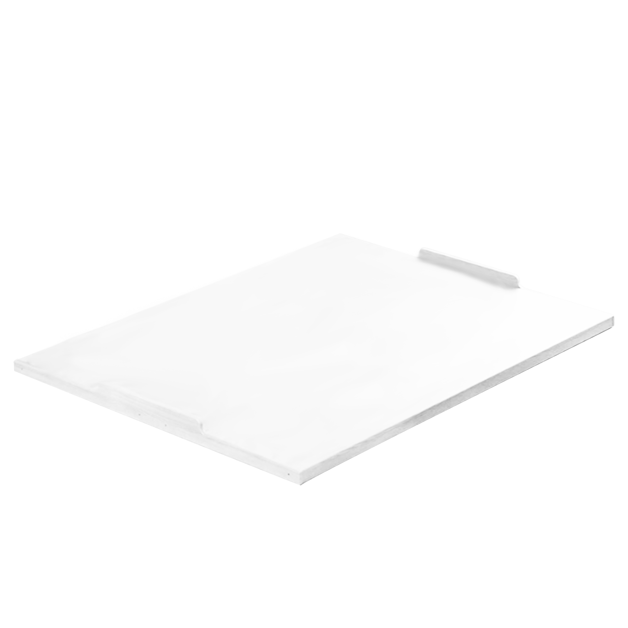 Akira Queen Modular Floor Platform Bed - White