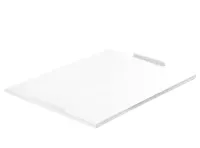 Akira Queen Modular Floor Platform Bed - White