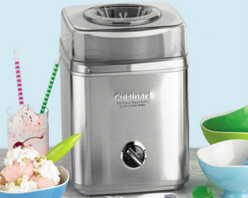 Cuisinart Indulgence 2quartz Frozen Yogurt Sorbet & Ice Cream Maker