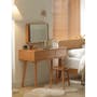 Yvonne Dressing Table with Mirror 0.75m - 1