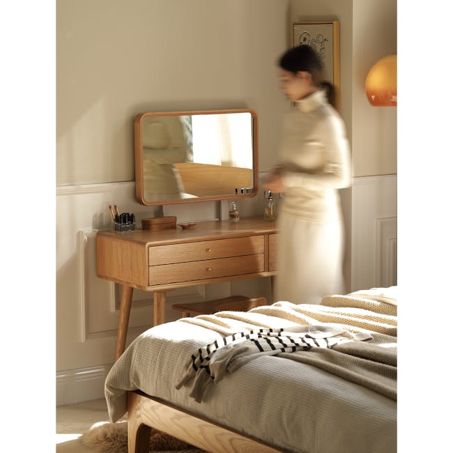 Yvonne Dressing Table with Mirror 0.75m - 5