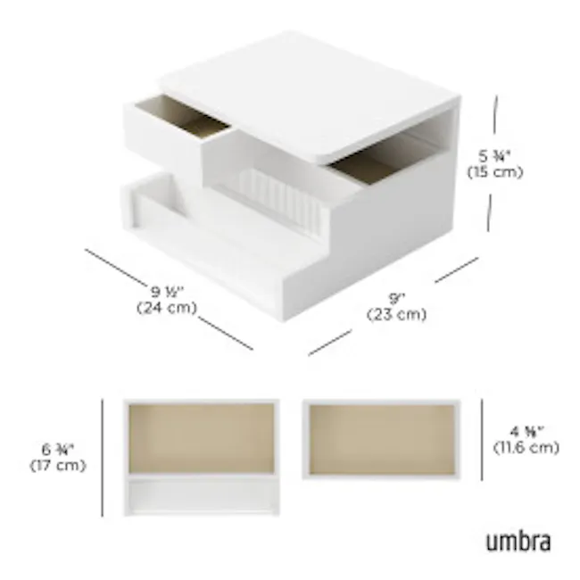 Malibu Storage Box - White - 17
