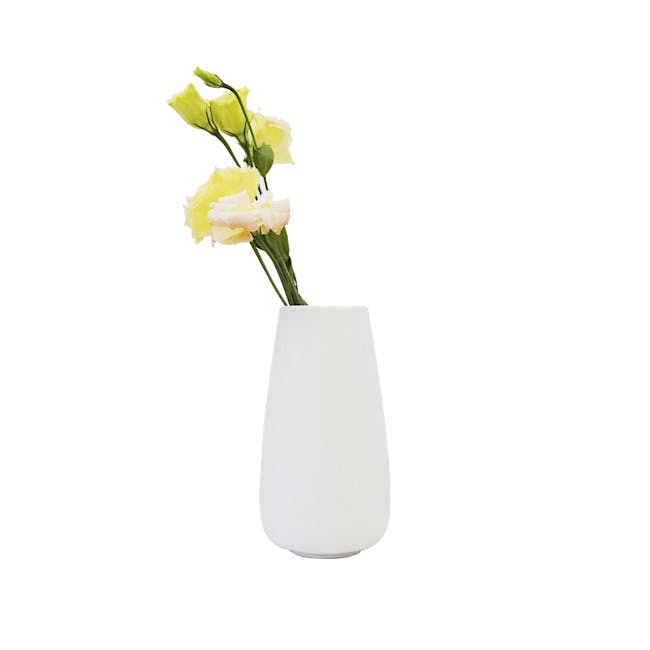 Nordic Matte Vase Tall Cylinder - White - 0